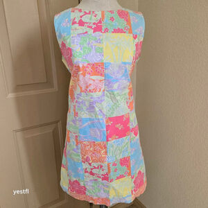 Vintage white label Lilly Pulitzer Dress Multi Floral Size 10